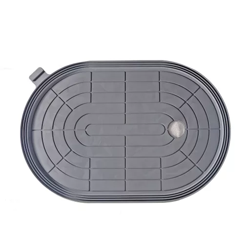 TLS-DX06G-EAB Vákuumos akkumulátoros emelő 3,7 V , 247x167 mm elliptikus tapadókorong, műanyag koffer,  beépített akkumulátor, digitális kijelző