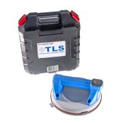 TLS-DX08G-EAB Vákuumos akkumulátoros lapemelő d200 mm átmérő, műanyag koffer, beépített akkumulátor