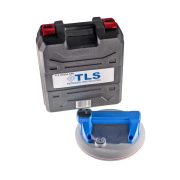 TLS-DX09G-EAB Vákuumos akkumulátoros lapemelő d230 mm átmérő, műanyag koffer, beépített akkumulátor