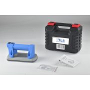 TLS-DX16G-EAB Vákuumos akkumulátoros emelő 3,7 V , 140x93 mm elliptikus tapadókorong, műanyag koffer,  beépített akkumulátor, digitális kijelző