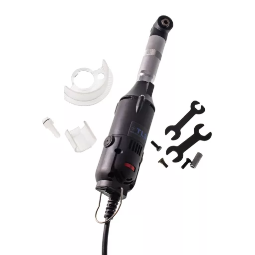 TLS-DOLPHIN-MG350W Mini hosszúnyakú sarokcsiszológép  220V vezetékes, műanyag koffer