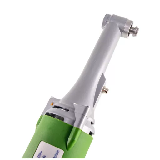TLS-DOLPHIN-MG450W Mini hosszúnyakú sarokcsiszológép készlet, 220V vezetékes, műanyag koffer