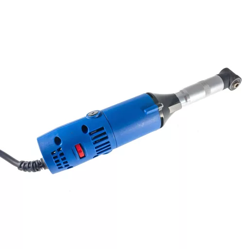 TLS-DOLPHIN-MG550W Mini hosszúnyakú sarokcsiszológép készlet, 220V vezetékes, műanyag koffer