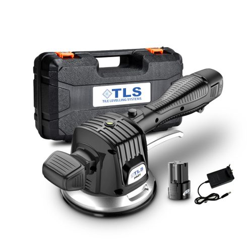 TLS-PA01-2 Vákuumos akkumulátoros lapvibrátor 16.8 V , d145 mm, műanyag koffer, 2 db akkumulátor