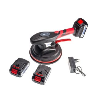   TLS-PH15-2 Vákuumos akkumulátoros lapvibrátor,  digitális érintős kijelző, 24 V , d210 mm tapadókorong, műanyag koffer,  2 db akkumulátor