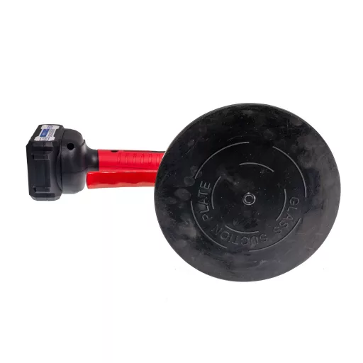 TLS-PH15-2 Vákuumos akkumulátoros lapvibrátor,  digitális érintős kijelző, 24 V , d210 mm tapadókorong, műanyag koffer,  2 db akkumulátor