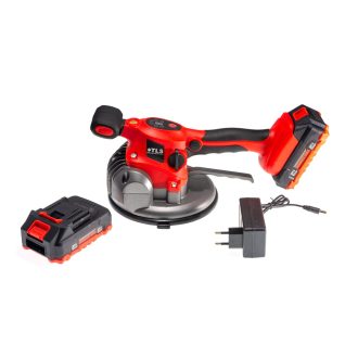   TLS-PH18-1 Vákuumos akkumulátoros lapvibrátor,  digitális érintős kijelző, 21 V , d180 mm tapadókorong, műanyag koffer,  1 db akkumulátor