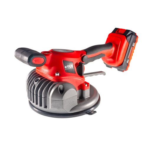 TLS-PH18-1 Vákuumos akkumulátoros lapvibrátor,  digitális érintős kijelző, 21 V , d180 mm tapadókorong, műanyag koffer,  1 db akkumulátor
