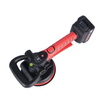   TLS-V10-1 Vákuumos akkumulátoros lapvibrátor, digitális kijelző,16.8 V , d150 mm, műanyag koffer, 1 db akkumulátor