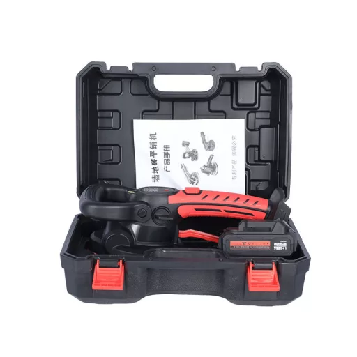 TLS-V10-1 Vákuumos akkumulátoros lapvibrátor, digitális kijelző,16.8 V , d150 mm, műanyag koffer, 1 db akkumulátor