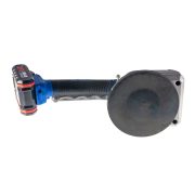 TLS-V12-1 Vákuumos akkumulátoros digitális lapvibrátor 21 V , d130 mm, műanyag koffer, 1 db akkumulátor