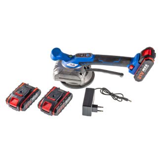   TLS-V12-2 Vákuumos akkumulátoros digitális lapvibrátor 21 V , d130 mm, műanyag koffer, 2 db akkumulátor