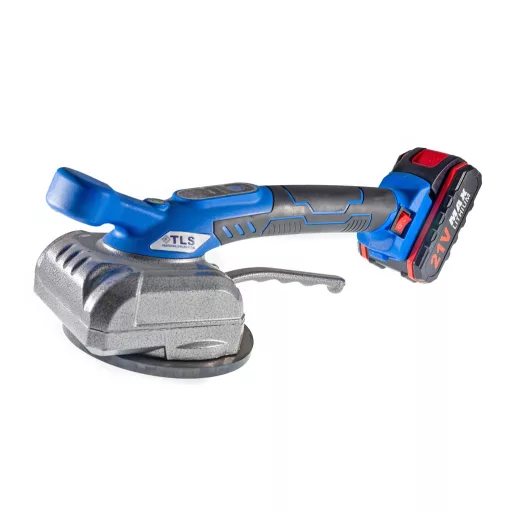 TLS-V12-2 Vákuumos akkumulátoros digitális lapvibrátor 21 V , d130 mm, műanyag koffer, 2 db akkumulátor