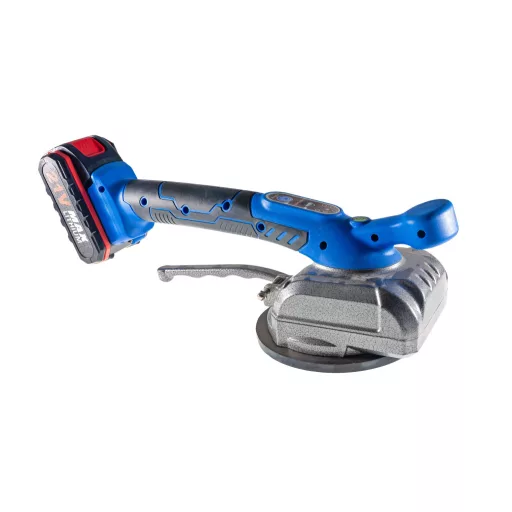 TLS-V12-2 Vákuumos akkumulátoros digitális lapvibrátor 21 V , d130 mm, műanyag koffer, 2 db akkumulátor