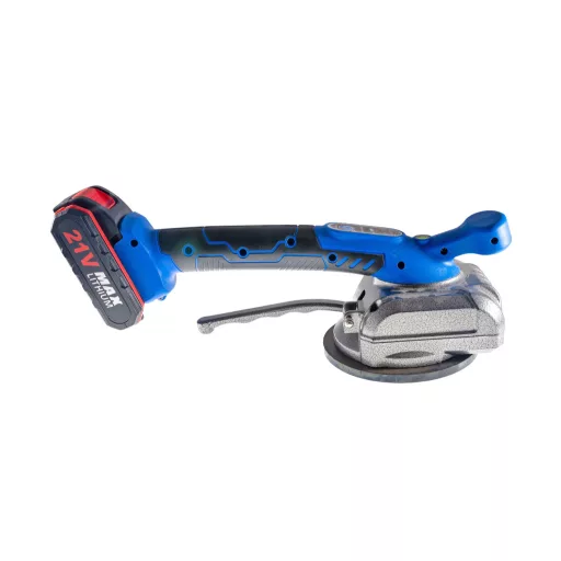 TLS-V12-2 Vákuumos akkumulátoros digitális lapvibrátor 21 V , d130 mm, műanyag koffer, 2 db akkumulátor