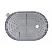 TLS-XPB03G Vákuumos emelő manuális - 247x167 mm elliptikus tapadókorong, műanyag koffer