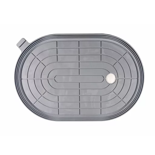 TLS-XPB03G Vákuumos emelő manuális - 247x167 mm elliptikus tapadókorong, műanyag koffer