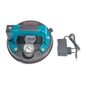   TLS-XPB07B-EAB Vákuumos emelő akkumulátoros d200 mm átmérő, műanyag koffer, beépített akkumulátor, nyomásmérő óra