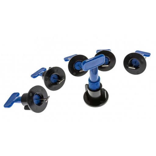 TLS-PROPELLER - 50 db  újrafelhasználható lapszintező talp + 1 db kulcs kék  3-17 mm lapvastagság 