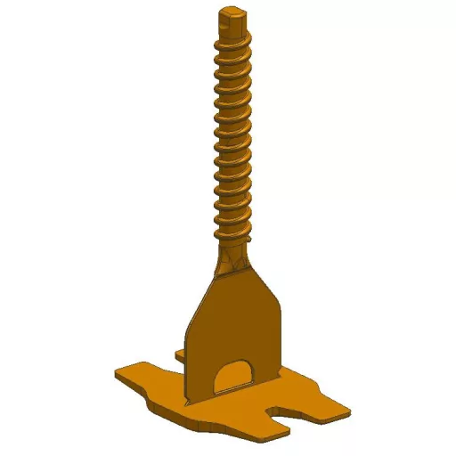 TLS-TORNADO - 100 db csavaros lapszintező talp 0.5 mm - egyenes fuga, 3-22 mm lapvastagság