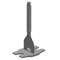   TLS-TORNADO ECO - 100 db csavaros lapszintező talp 0.5 mm - egyenes fuga, 3-22 mm lapvastagság