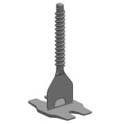 TLS-TORNADO ECO - 100 db csavaros lapszintező talp 0.5 mm - egyenes fuga, 3-22 mm lapvastagság