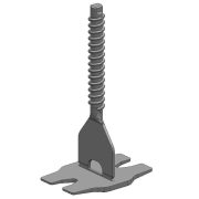 TLS-TORNADO ECO - 100 db csavaros lapszintező talp 1.5 mm - egyenes fuga, 3-22 mm lapvastagság