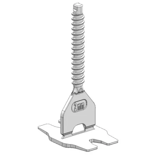 TLS-TORNADO - 100 db csavaros lapszintező talp 2 mm - egyenes fuga, 3-22 mm lapvastagság