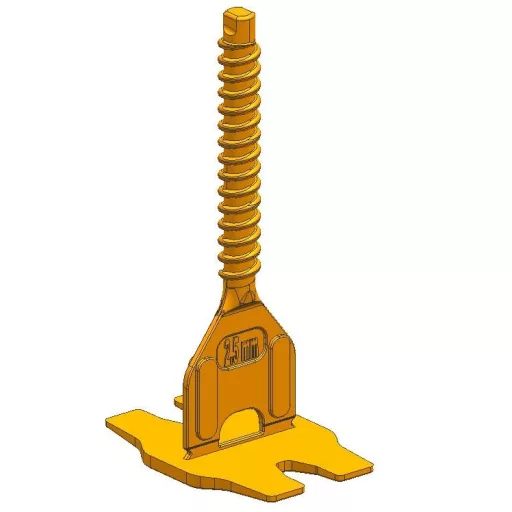 TLS-TORNADO - 100 db csavaros lapszintező talp 2.5 mm - egyenes fuga, 3-22 mm lapvastagság