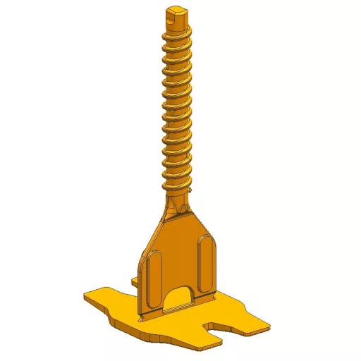 TLS-TORNADO - 100 db csavaros lapszintező talp 2.5 mm - egyenes fuga, 3-22 mm lapvastagság
