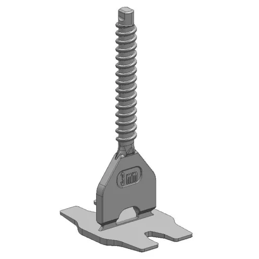 TLS-TORNADO - 100 db csavaros lapszintező talp 3 mm - egyenes fuga, 3-22 mm lapvastagság
