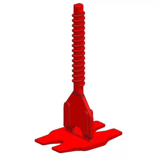 TLS-TORNADO - 100 db csavaros lapszintező talp 4 mm - egyenes fuga, 3-22 mm lapvastagság