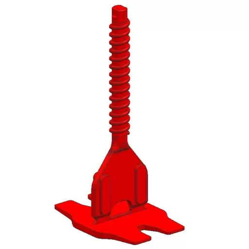 TLS-TORNADO - 100 db csavaros lapszintező talp 4 mm - egyenes fuga, 3-22 mm lapvastagság