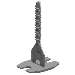   TLS-HURRICANE PRO - 100 db csavaros lapszintező talp 1.5 mm - egyenes fuga, 3-22 mm lapvastagság - Prémium POM alapanyag