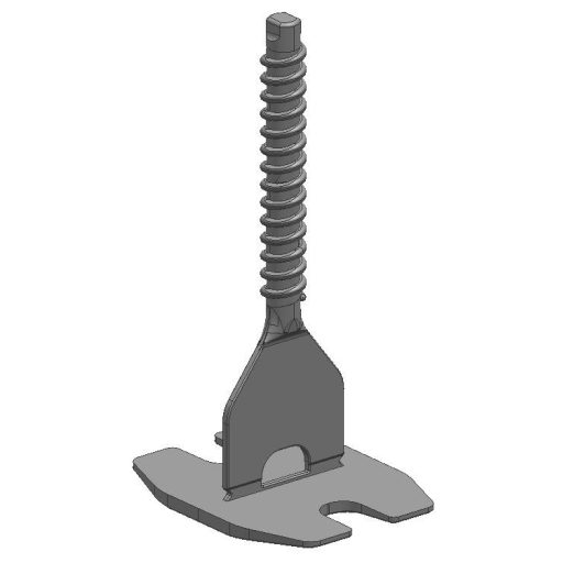 TLS-HURRICANE PRO - 100 db csavaros lapszintező talp 1 mm - egyenes fuga, 3-22 mm lapvastagság -Prémium POM alapanyag