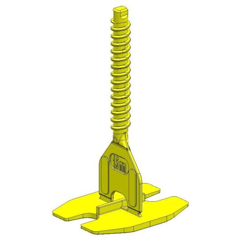 TLS-HURRICANE - 100 db csavaros lapszintező talp 1.5 mm,  ( + ) kereszt fuga, 3-22 mm lapvastagság