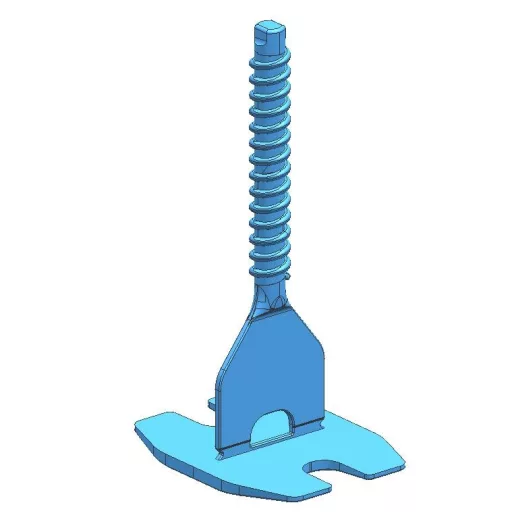 TLS-HURRICANE - 100 db csavaros lapszintező talp 1 mm - egyenes fuga, 3-22 mm lapvastagság