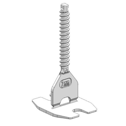 TLS-HURRICANE - 100 db csavaros lapszintező talp 2 mm - egyenes fuga, 3-22 mm lapvastagság