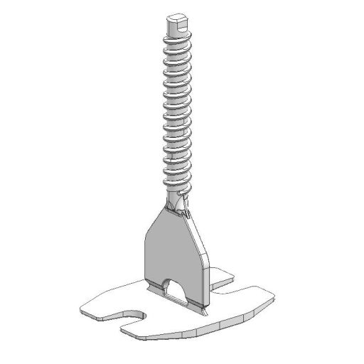 TLS-HURRICANE - 100 db csavaros lapszintező talp 2 mm - egyenes fuga, 3-22 mm lapvastagság