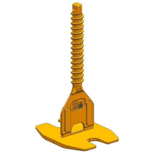 TLS-HURRICANE - 100 db csavaros lapszintező talp 2.5 mm - egyenes fuga, 3-22 mm lapvastagság