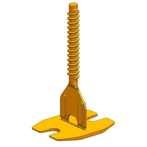 TLS-HURRICANE - 100 db csavaros lapszintező talp 2.5 mm - egyenes fuga, 3-22 mm lapvastagság