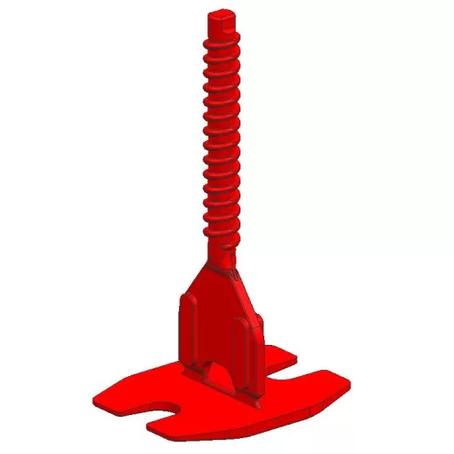 TLS-HURRICANE - 100 db csavaros lapszintező talp 4 mm - egyenes fuga, 3-22 mm lapvastagság