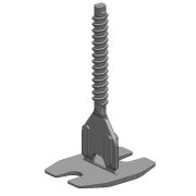 TLS-HURRICANE ECO - 100 db csavaros lapszintező talp 4 mm - egyenes fuga, 3-22 mm lapvastagság