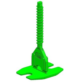   TLS-HURRICANE - 100 db csavaros lapszintező talp 5 mm - egyenes fuga, 3-22 mm lapvastagság