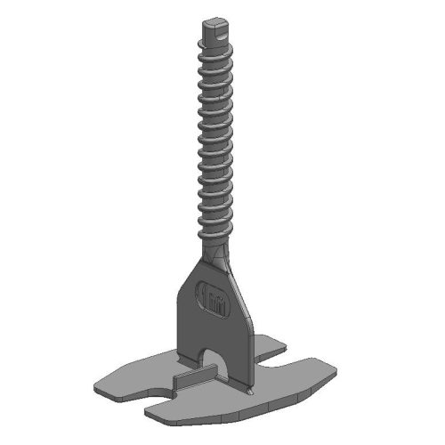 TLS-HURRICANE ECO - 100 db csavaros lapszintező talp 1 mm, ( T ) fuga, 3-22 mm lapvastagság