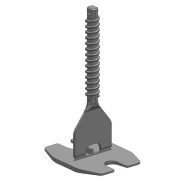 TLS-HURRICANE ECO - 100 db csavaros lapszintező talp 1 mm, ( T ) fuga, 3-22 mm lapvastagság