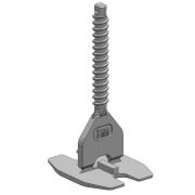 TLS-HURRICANE ECO - 100 db csavaros lapszintező talp 3 mm, ( T ) fuga, 3-22 mm lapvastagság