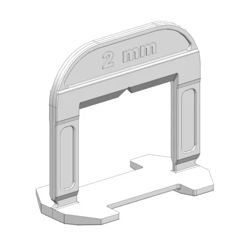 TLS-SMART AIR - 250 db lapszintező talp 2 mm