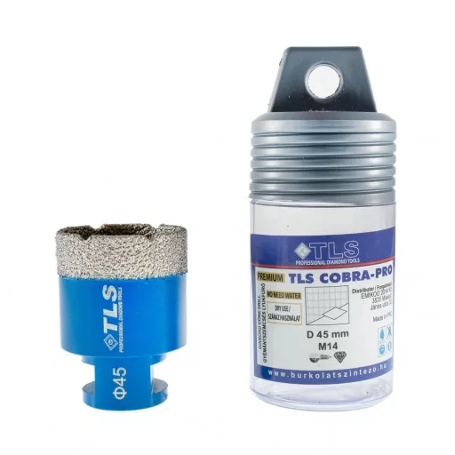 TLS COBRA-PRO 45 mm gyémánt lyukfúró kék