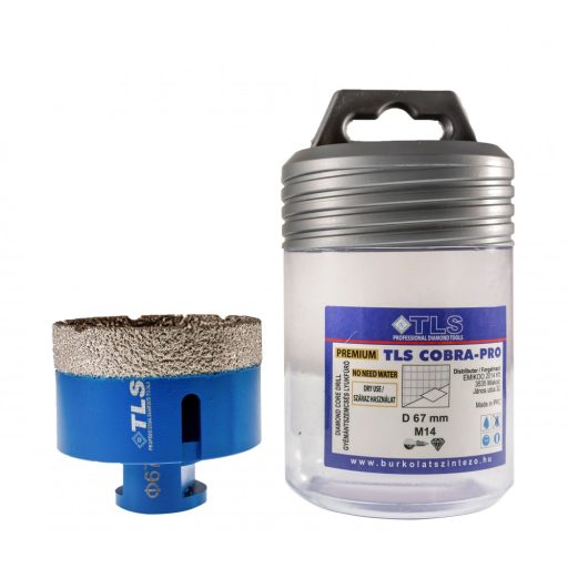 TLS COBRA-PRO 67 mm gyémánt lyukfúró kék
